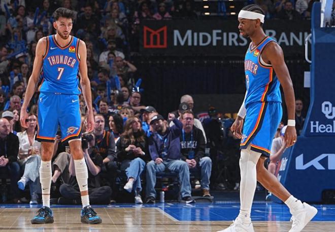 雷霆队123-103大胜76人，亚历山大创历史纪录