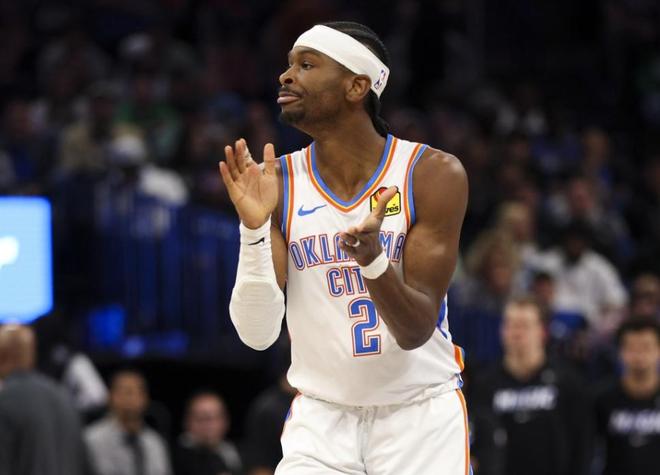 雷霆队123-103大胜76人，亚历山大创历史纪录